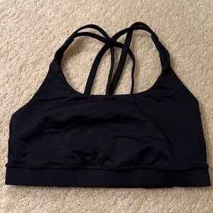 Lululemon Energy Sports Bra Black 6